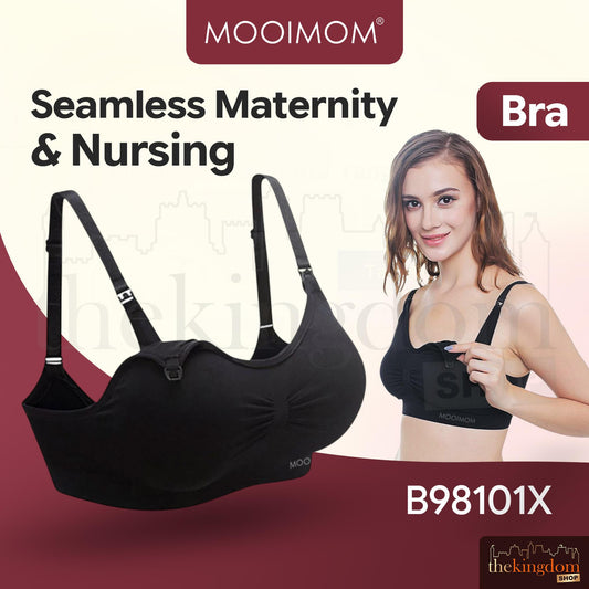 Mooimom B98101X Seamless Maternity & Nursing Bra M