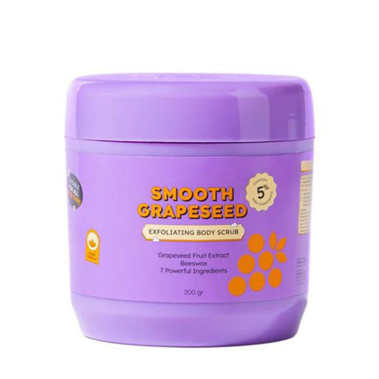 Naturally Speaking Smooth Grapeseed Exfoliating Body Scrub 200g