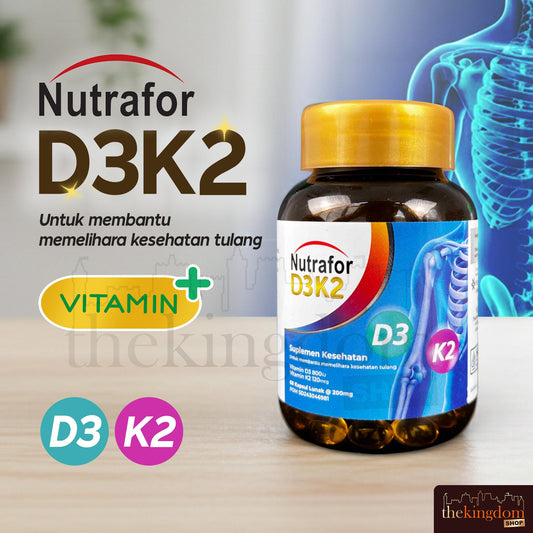 Nutrafor Vitamin D3 800IU K2 120mcg /60