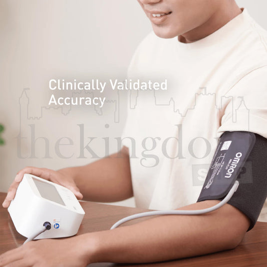 Omron HEM-7194T1-FL Blood Pressure Monitor IQ BT Smart (Bluetooth, Tanpa Adaptor)