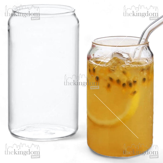 One Two Cups CXX186 Borosilicate Glass Tin Cup 550ml