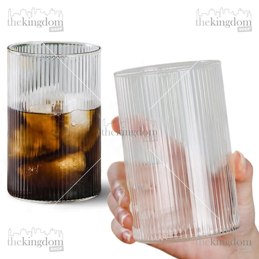 One Two Cups SF455 Striped Heat Resistant Glass 450ml