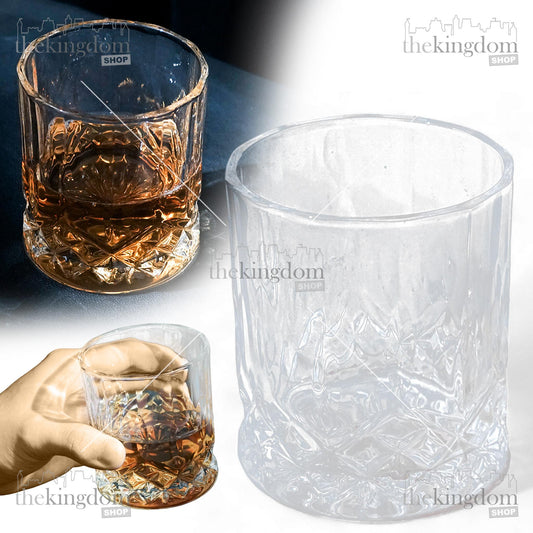 One Two Cups YJ104 Whisky Crystal Rock Glass 300ml