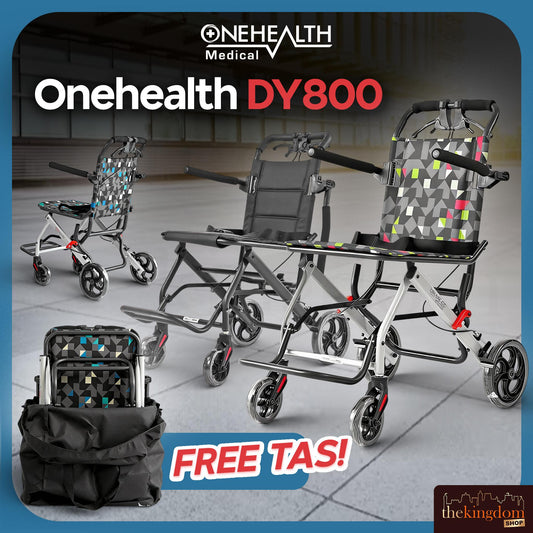 Onehealth DY800 Travel Wheelchair with Handle