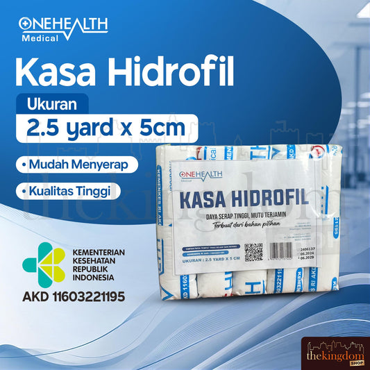 Onehealth Kasa Hidrofil 2,5yard x 5cm