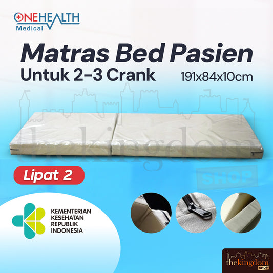 Onehealth Matras Bed Pasien 2-3 Crank Lipat 2