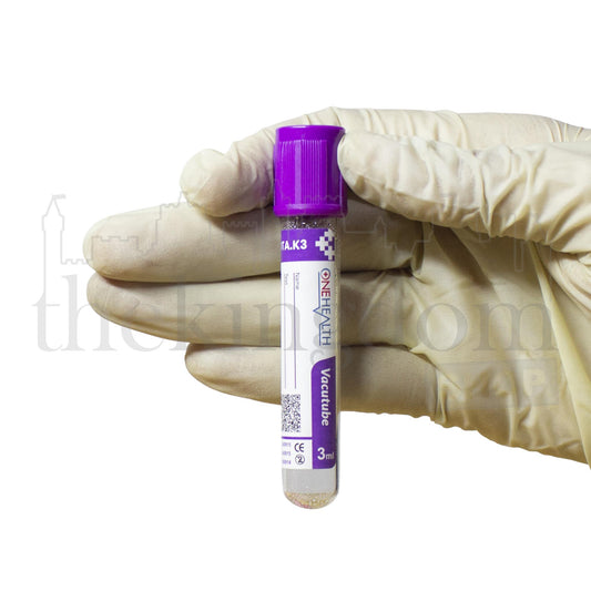 Onehealth Vacutube EDTA K3 Glass 3ml /100 UNGU
