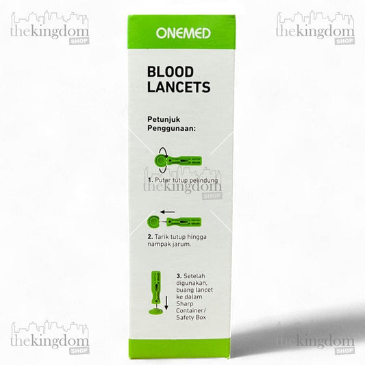 Onemed Blood Lancet Autoclick 21G /100