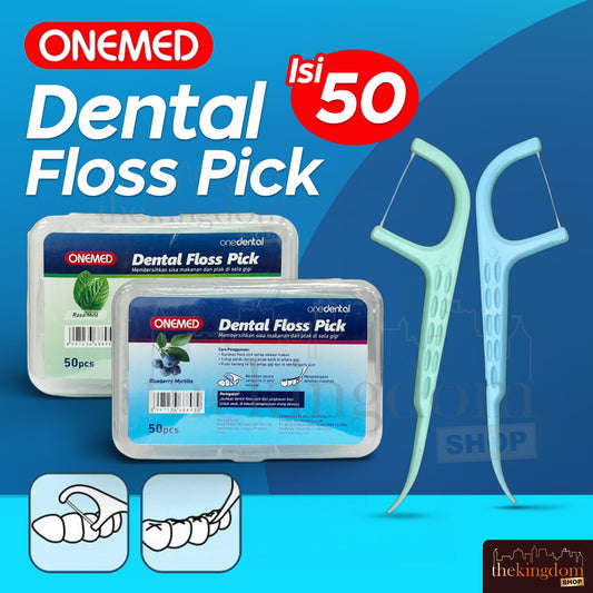 Onemed Dental Floss With Case /50 BOX