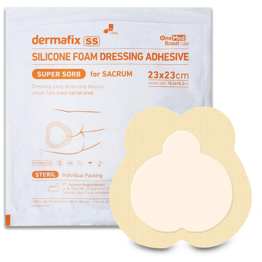 Onemed Dermafix SS 23x23cm Foam Dressing Adhesive Sacrum /1