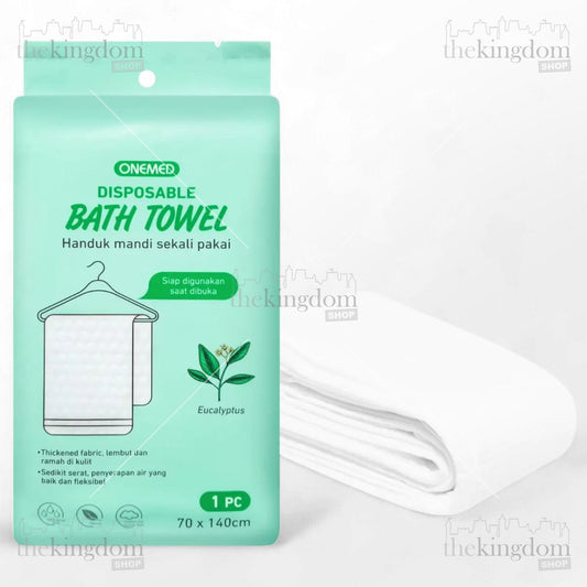 Onemed Disposable Bath Towel 70x140cm Green Eucalyptus /1