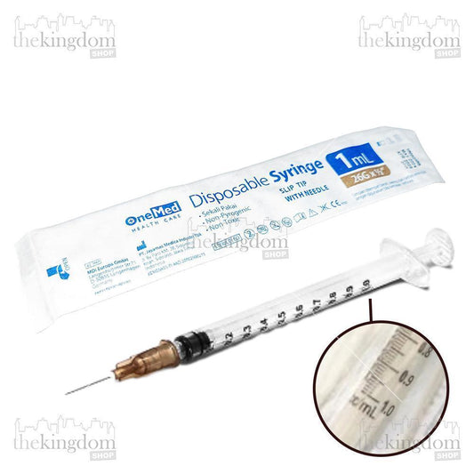 Onemed Disposable Syringe 1ml 1cc 26G Tuberculin /1