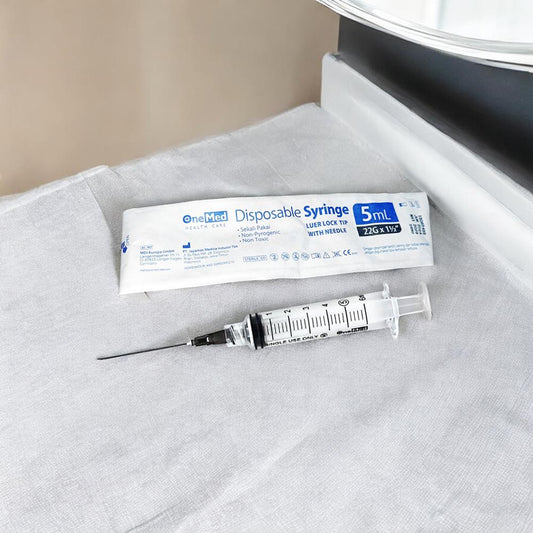 Onemed Disposable Syringe 5ml 5cc 22G /1