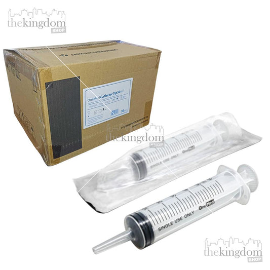 Onemed Disposable Syringe without Needle Catheter Tip 50ml 50cc /30