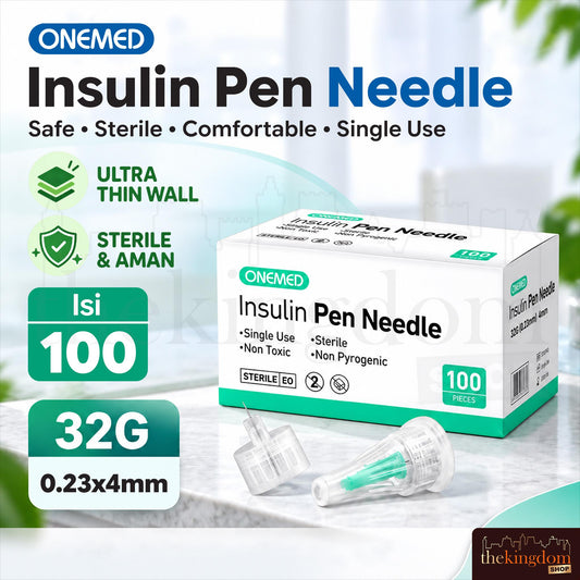 Onemed Insulin Pen Needle 32G 0.23x4mm /100