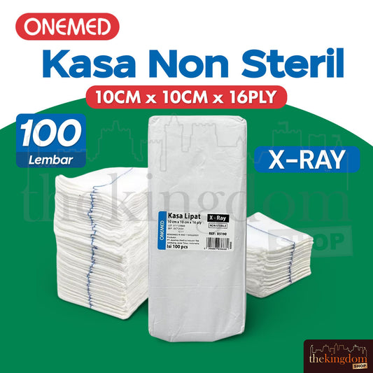 Onemed Kasa Lipat Non Steril X-Ray 10x10cm 16ply /100