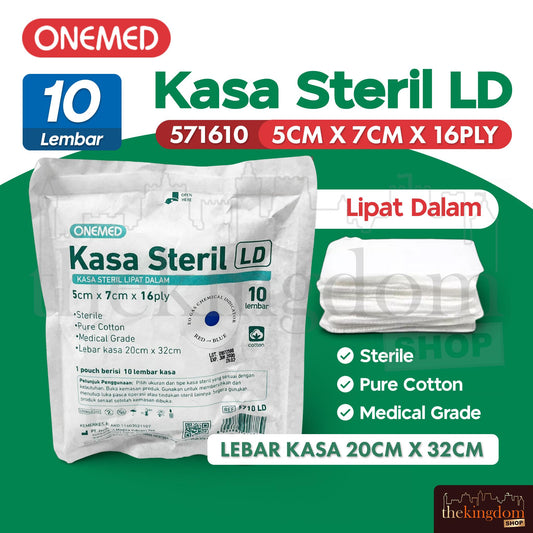 Onemed Kasa Steril LD 571610 5x7cm 16ply /10