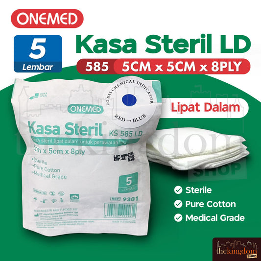 Onemed Kasa Steril LD 585 5x5cm 8ply /5