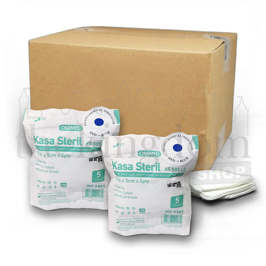 Onemed Kasa Steril LD 585 5x5cm 8ply 5pcs /50
