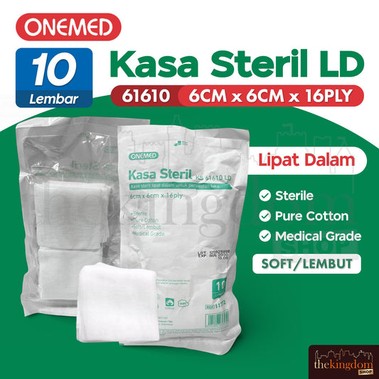 Onemed Kasa Steril LD 61610 6x6cm 16ply /10