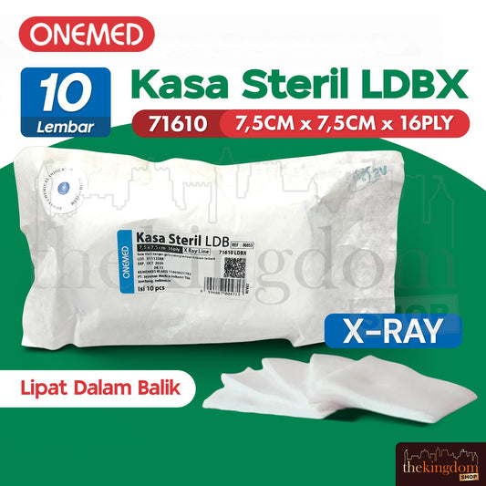 Onemed Kasa Steril LDBX X-Ray 71610 7,5 x 7,5cm 16ply /10