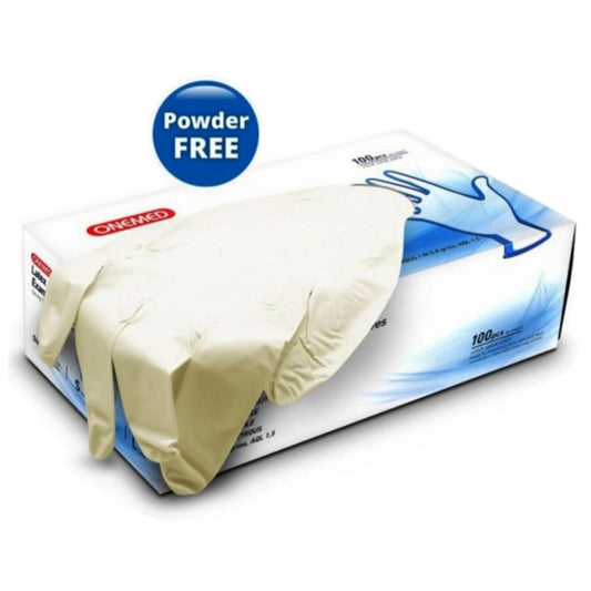 Onemed Latex Gloves PF (Powder Free) /100