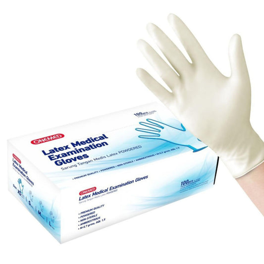 Onemed Latex Gloves PP (Powdered) /100