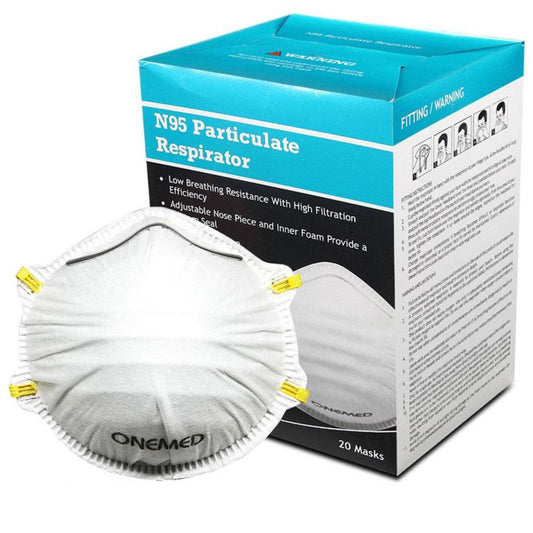 Onemed Mask N95 Particulate Respirator White /20