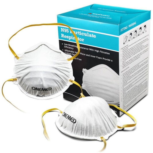 Onemed Mask N95 Particulate Respirator White /20