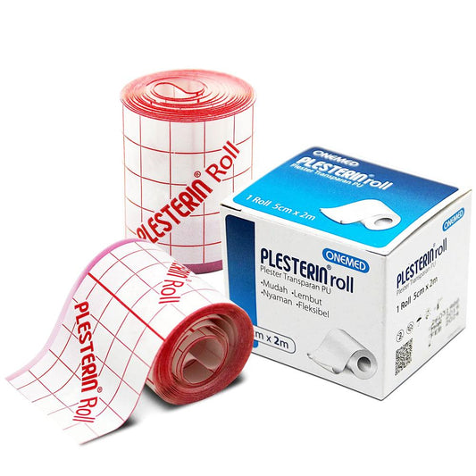 Onemed Plasterin Roll Transparent PU 5cmx2m