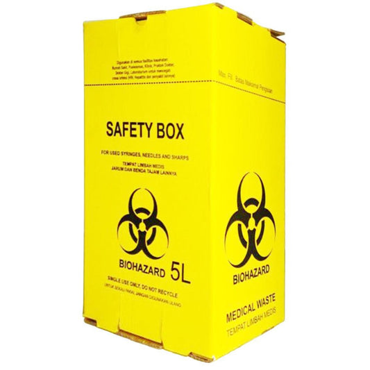 Onemed Safety Box Yellow 5 Liter