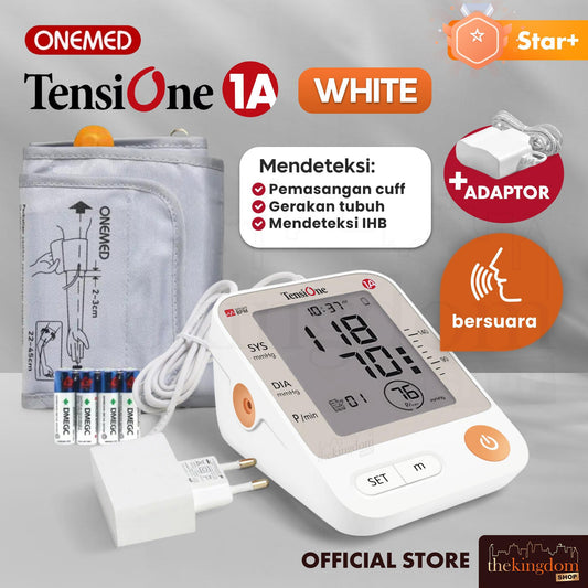 Onemed TensiOne 1A with Voice + Adaptor White