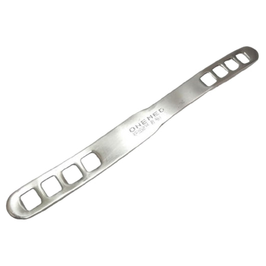 Onemed Perforated Stainless Steel Spatel Tong 19cm /1