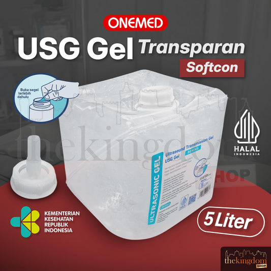 Onemed Ultrasound Gel Transparent 5 Liter