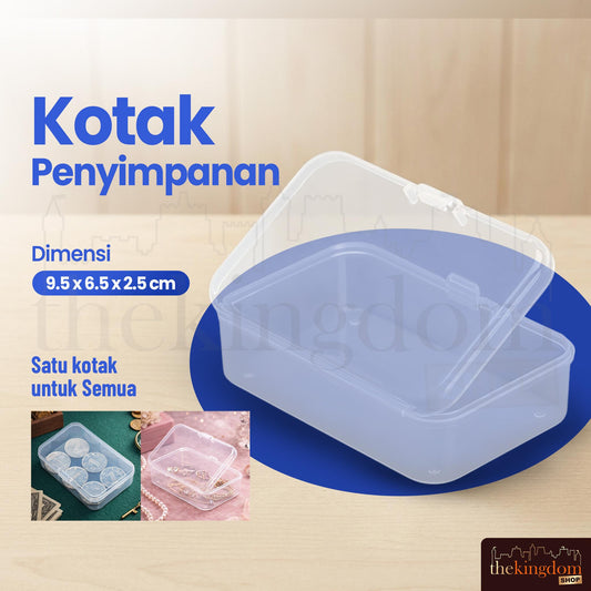 Organizer Plastic Jewelry Box Transparent