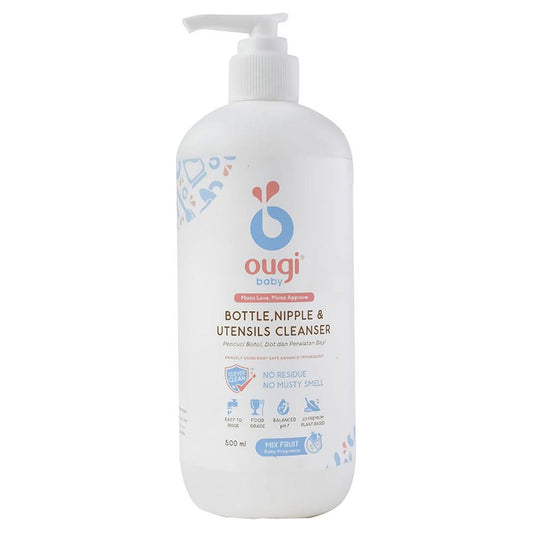 Ougi Baby Bottle Nipple & Utensils 500ml