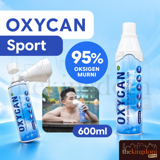 Oxycan Sport 95% Pure Oxygen Can 600ml