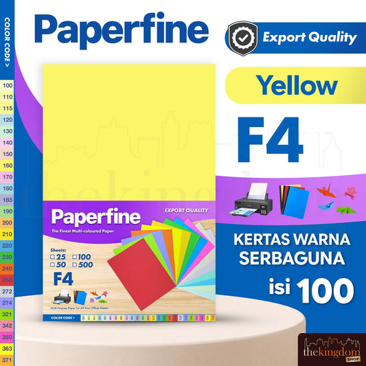 Paperfine F4 HVS Warna /100