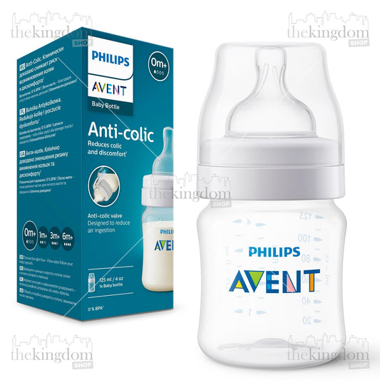 Philips Avent SCY100/01 Anti-Colic Baby Bottle Single 125ml/4oz