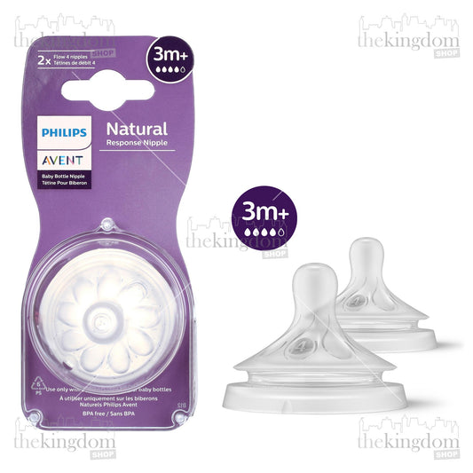 Philips Avent SCY964/02 Dot Natural Response Teat 3m+ /2