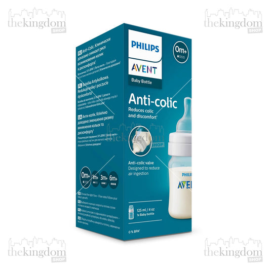 Philips Avent SCY100/01 Anti-Colic Baby Bottle Single 125ml/4oz