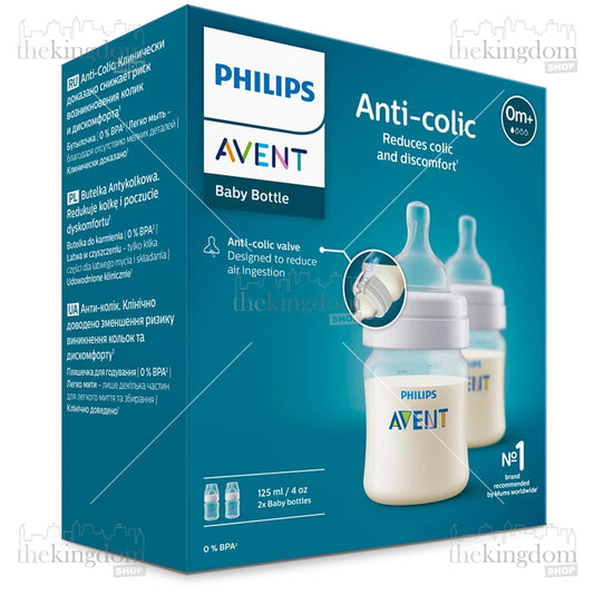 Philips Avent SCY100/02 Anti-Colic Baby Bottle Twin 125ml/4oz