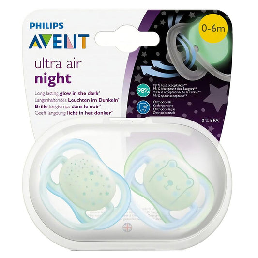 Philips Avent SCF376/11 Ultra Air Night 0-6m Blue Green