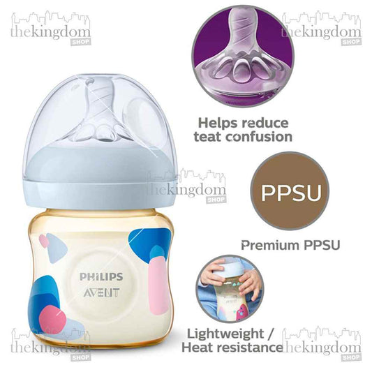 Philips Avent SCF581/20 Natural PPSU Bottle Twin 125ml/4oz