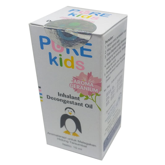 Pure Kids Inhalant Decongestant Oil Aroma Geranium 10ml