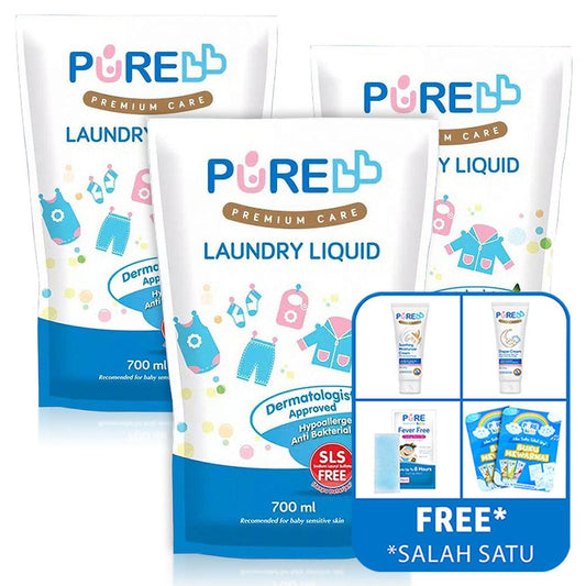 PureBB Laundry Liquid Refill Combo 700ml /3