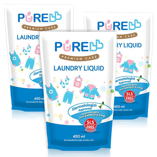 PureBB Laundry Liquid Refill Combo 450ml /3