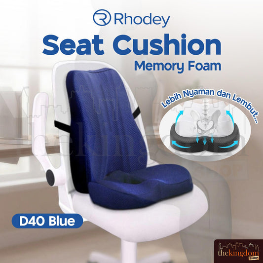Rhodey D40 Seat Cushion Memory Foam Blue