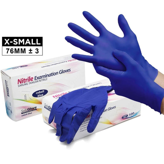 SafeGlove Nitrile PF (Powder Free) Cobalt Blue /100