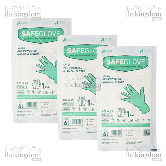 Safeglove Latex Sterile PP (Powdered)